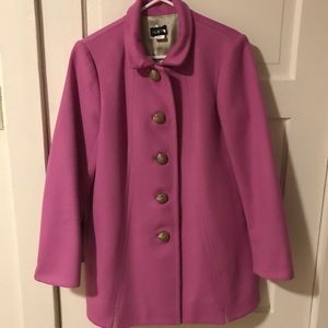 JCrew Wool Coat - PINK size 8